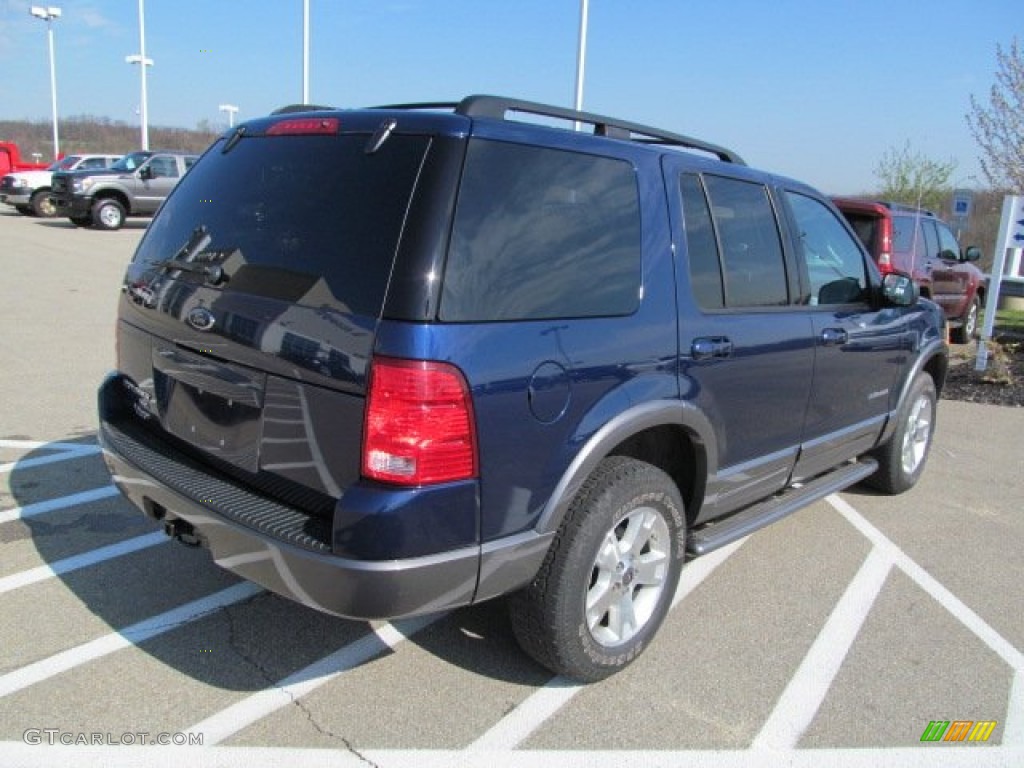 2004 Explorer XLT 4x4 - Dark Blue Pearl Metallic / Graphite photo #9