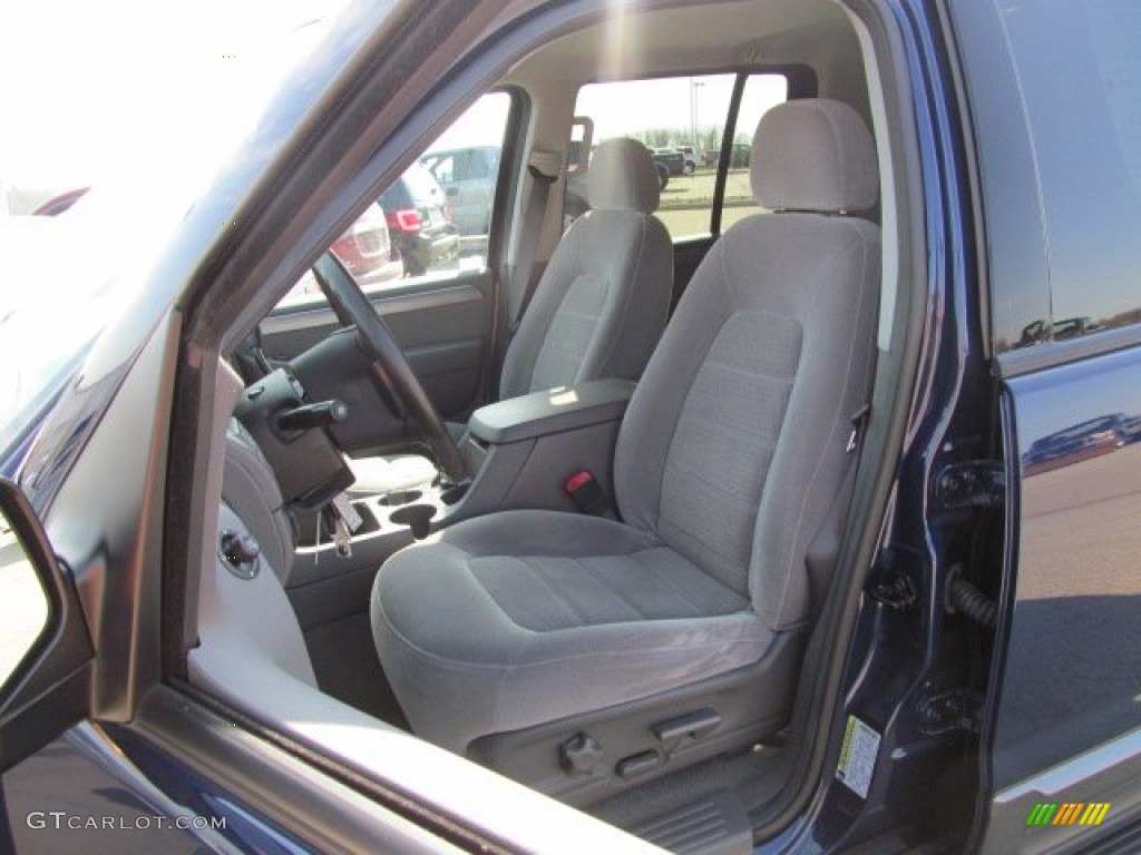 2004 Explorer XLT 4x4 - Dark Blue Pearl Metallic / Graphite photo #14