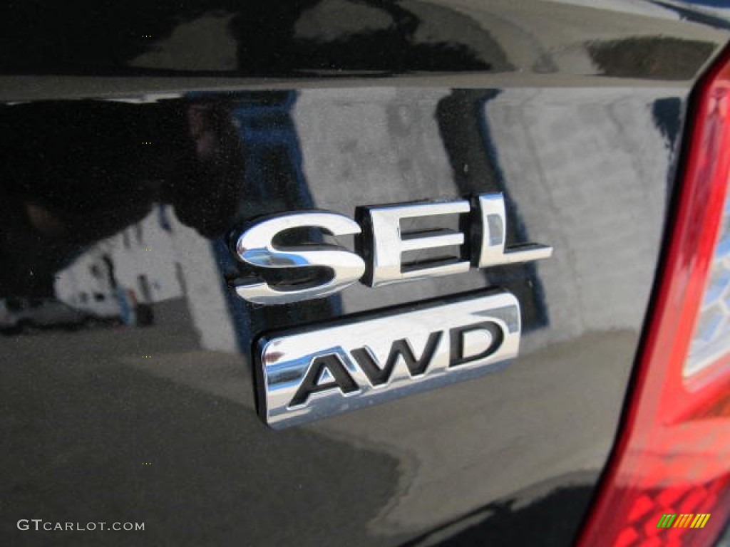 2011 Fusion SEL V6 AWD - Tuxedo Black Metallic / Camel photo #5