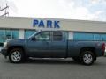 2008 Blue Granite Metallic Chevrolet Silverado 1500 LTZ Extended Cab 4x4  photo #1