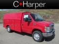 2012 Vermillion Red Ford E Series Cutaway E350 Commercial Utility Truck #62595952