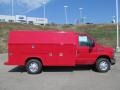 Vermillion Red - E Series Cutaway E350 Commercial Utility Truck Photo No. 2