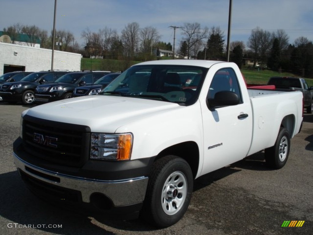 2012 Sierra 1500 Regular Cab - Summit White / Dark Titanium photo #2