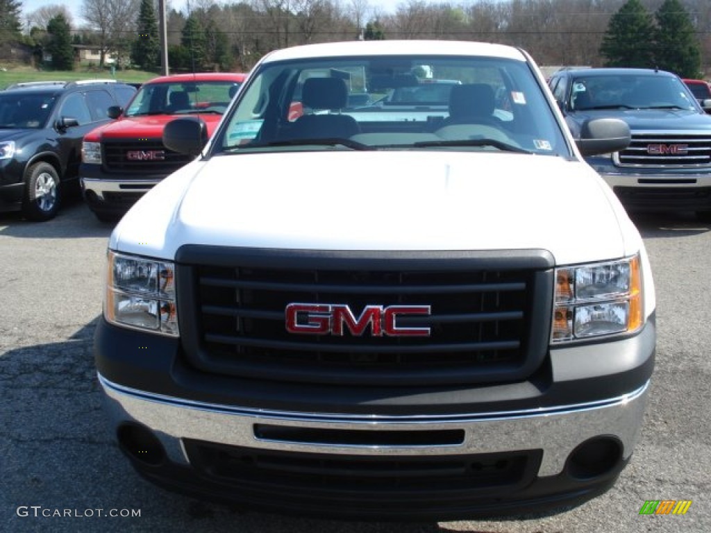 2012 Sierra 1500 Regular Cab - Summit White / Dark Titanium photo #3