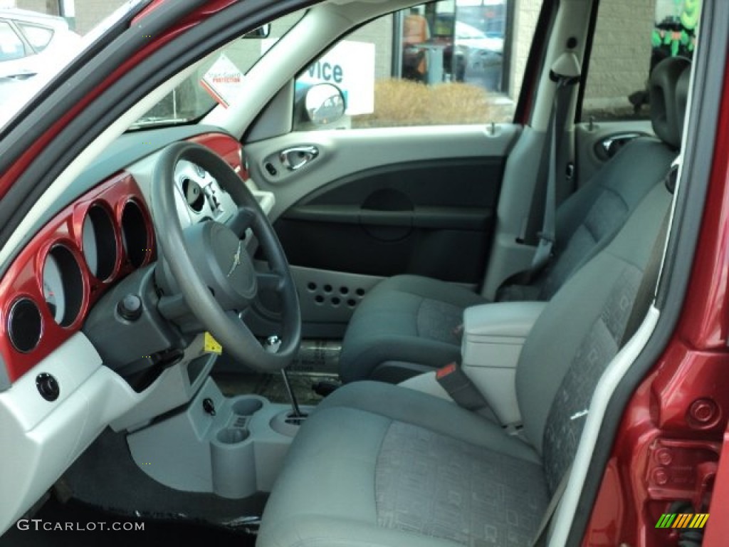 2007 PT Cruiser  - Inferno Red Crystal Pearl / Pastel Slate Gray photo #17