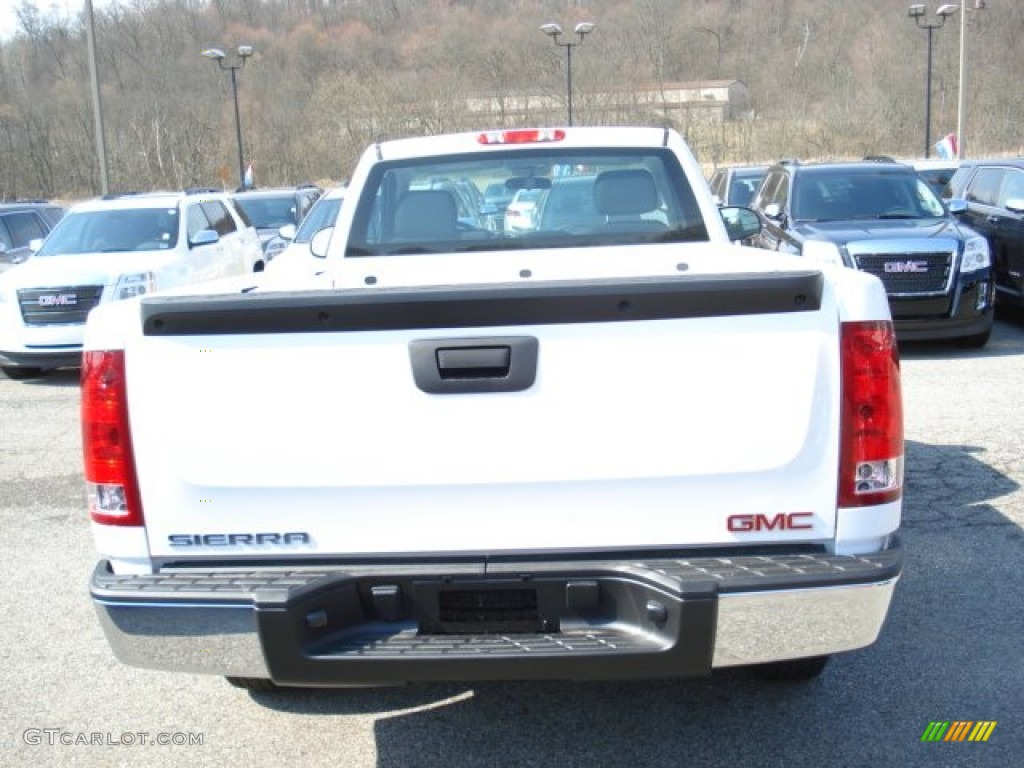 2012 Sierra 1500 Regular Cab - Summit White / Dark Titanium photo #7