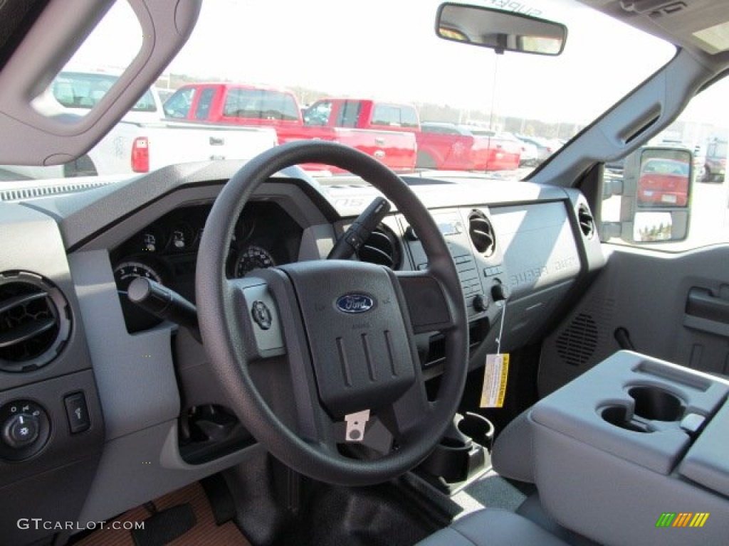 2012 F350 Super Duty XL Crew Cab - Oxford White / Steel photo #19