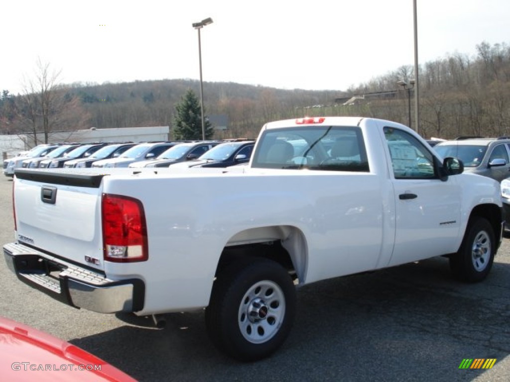 2012 Sierra 1500 Regular Cab - Summit White / Dark Titanium photo #6