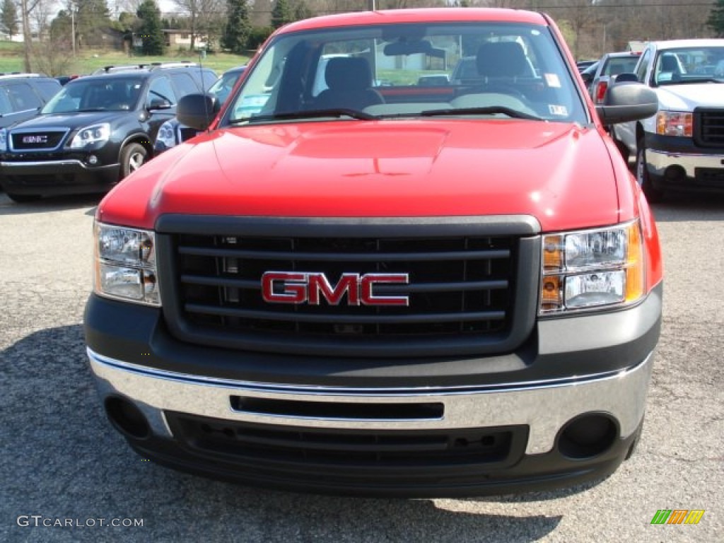 2012 Sierra 1500 Regular Cab - Fire Red / Dark Titanium photo #3