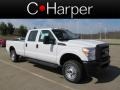 2012 Oxford White Ford F250 Super Duty XL Crew Cab 4x4  photo #1