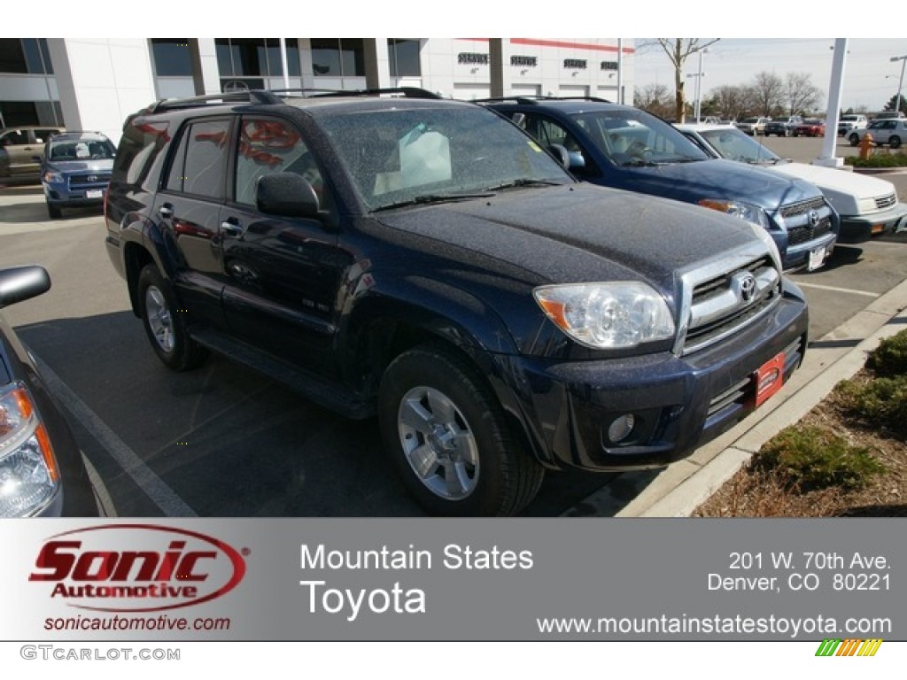 2008 4Runner SR5 4x4 - Nautical Blue Metallic / Stone Gray photo #1