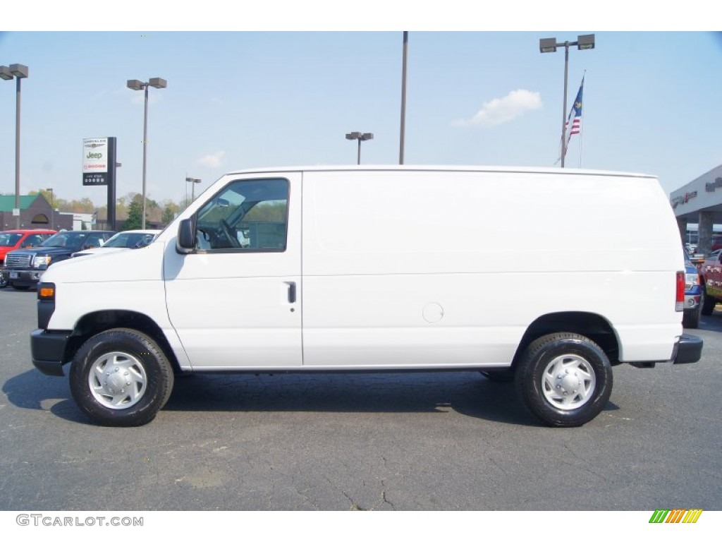 Oxford White 2012 Ford E Series Van E250 Cargo Exterior Photo #62650774