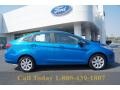 2012 Blue Candy Metallic Ford Fiesta SE Sedan  photo #1