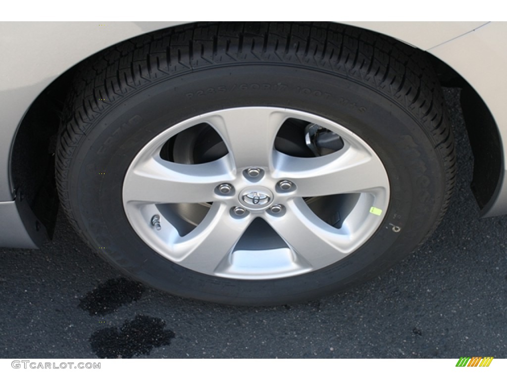 2012 Sienna V6 - Silver Sky Metallic / Light Gray photo #14