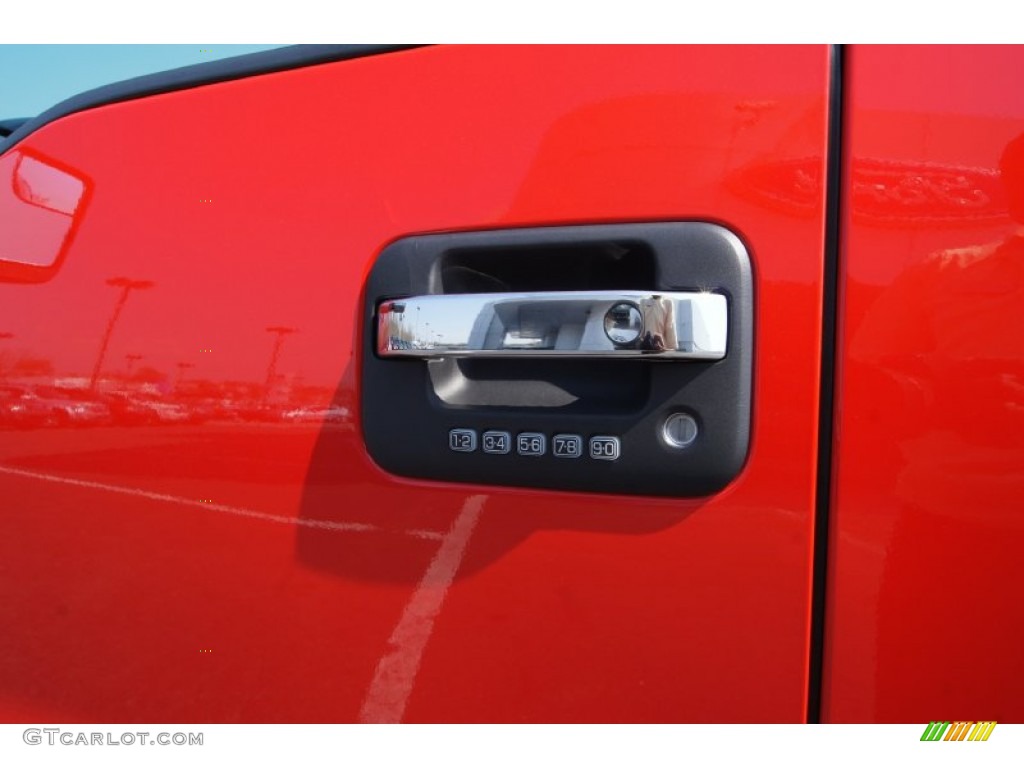 2012 F150 XLT SuperCab - Race Red / Steel Gray photo #35