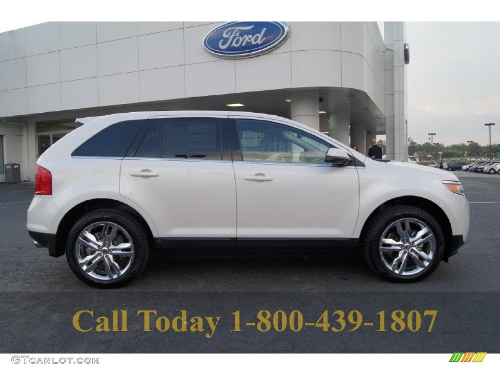 2012 Edge Limited - White Platinum Metallic Tri-Coat / Charcoal Black photo #1