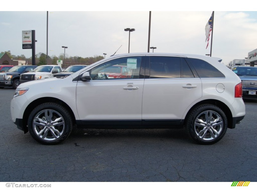 2012 Edge Limited - White Platinum Metallic Tri-Coat / Charcoal Black photo #5