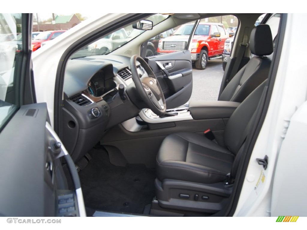 2012 Edge Limited - White Platinum Metallic Tri-Coat / Charcoal Black photo #8