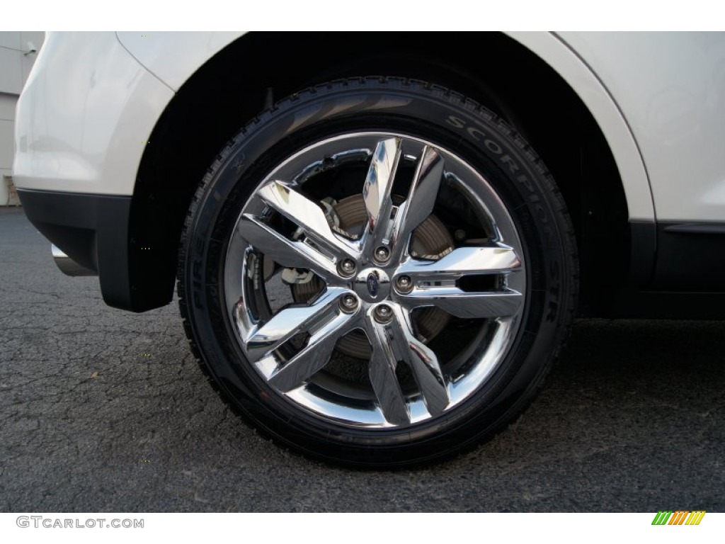 2012 Edge Limited - White Platinum Metallic Tri-Coat / Charcoal Black photo #18