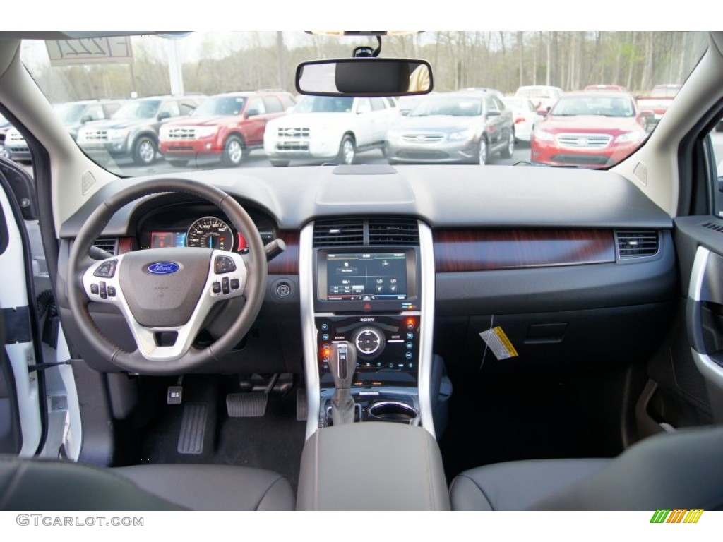 2012 Edge Limited - White Platinum Metallic Tri-Coat / Charcoal Black photo #21