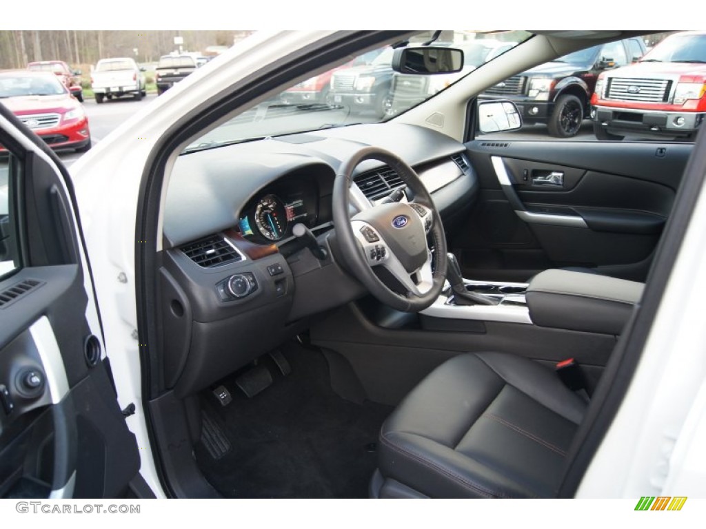 2012 Edge Limited - White Platinum Metallic Tri-Coat / Charcoal Black photo #24