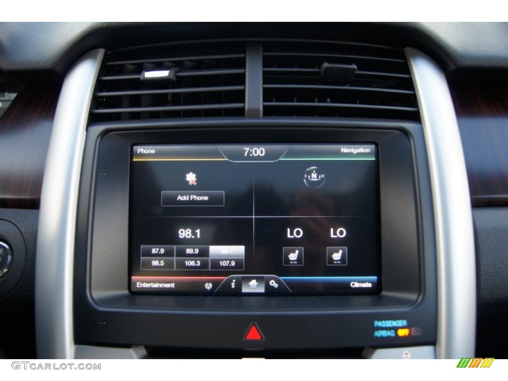 2012 Edge Limited - White Platinum Metallic Tri-Coat / Charcoal Black photo #31