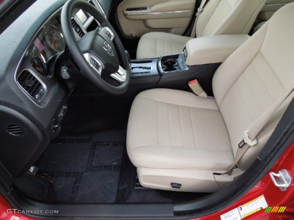 Black/Light Frost Beige Interior 2011 Dodge Charger SE Photo #62652544