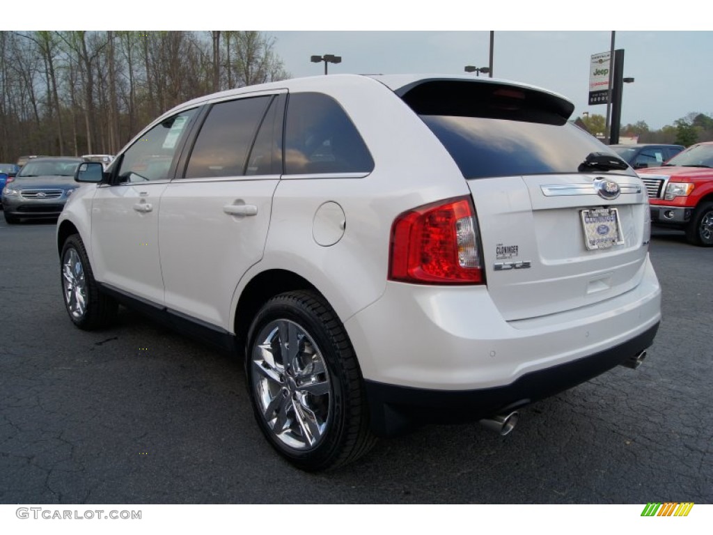 2012 Edge Limited - White Platinum Metallic Tri-Coat / Charcoal Black photo #43