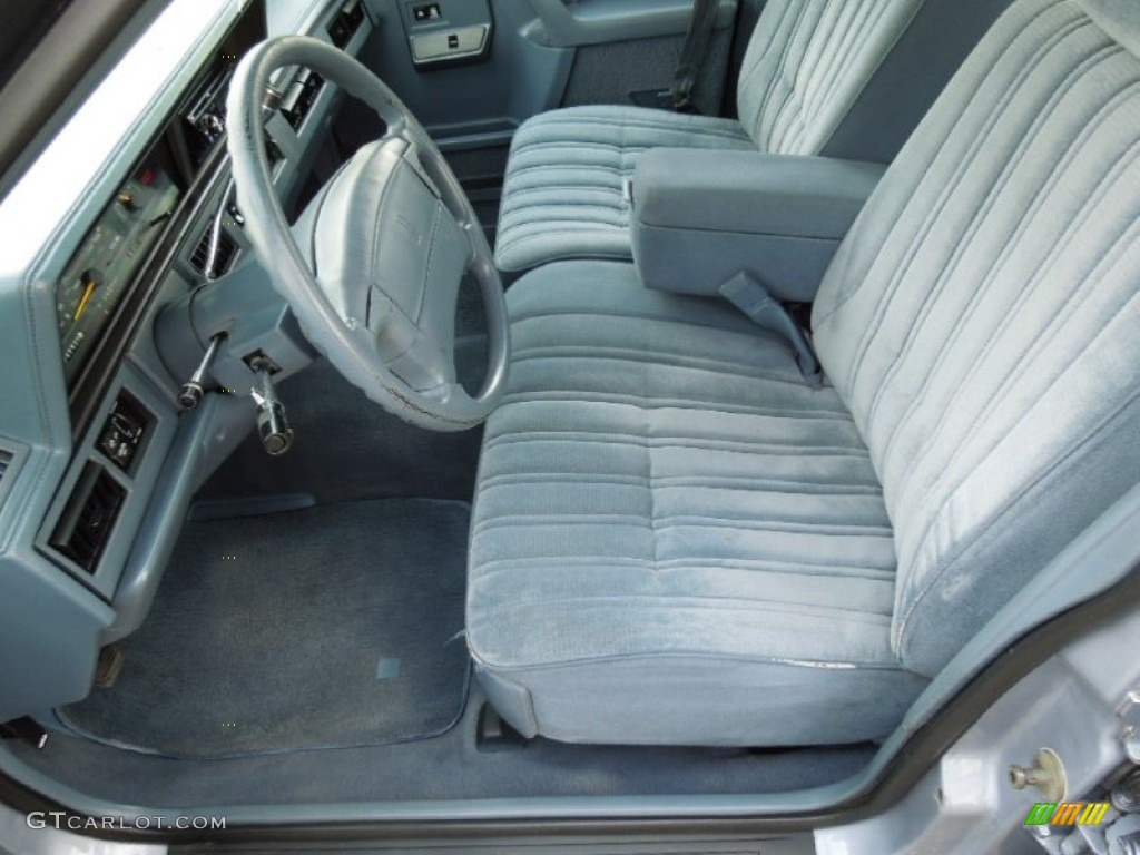 Adriatic Blue Interior 1994 Oldsmobile Cutlass Ciera S Photo #62652767
