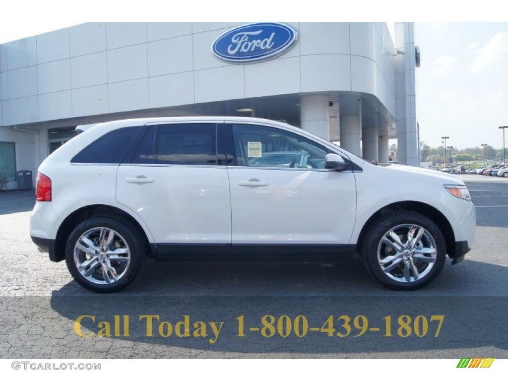 2012 Edge Limited AWD - White Platinum Metallic Tri-Coat / Charcoal Black photo #1