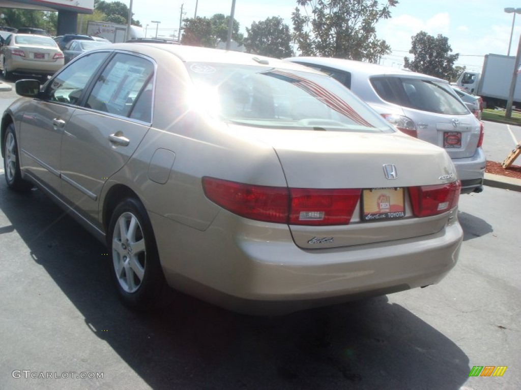 2005 Accord EX-L V6 Sedan - Desert Mist Metallic / Ivory photo #6