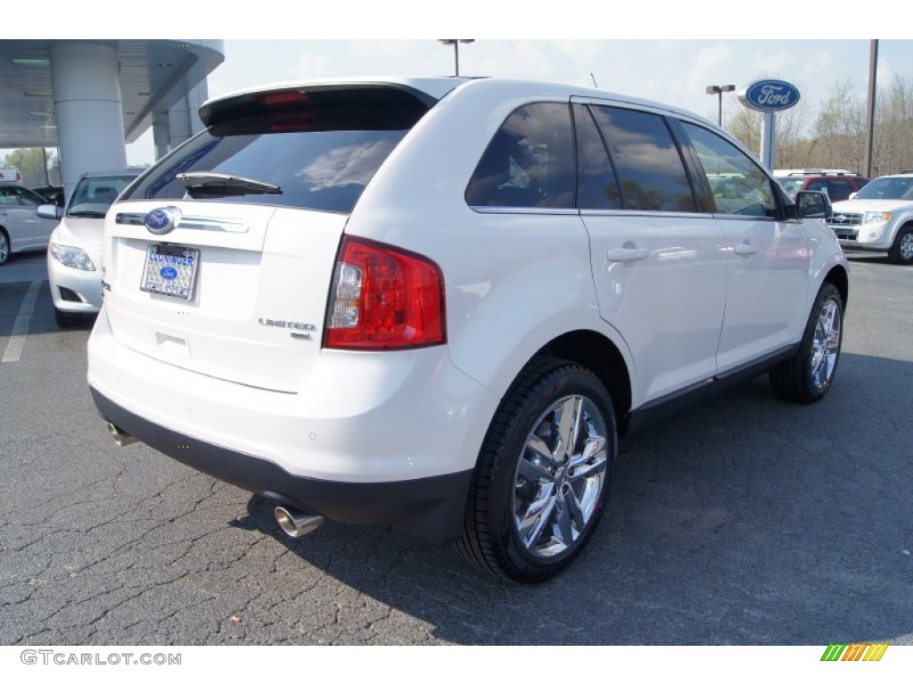 2012 Edge Limited AWD - White Platinum Metallic Tri-Coat / Charcoal Black photo #3