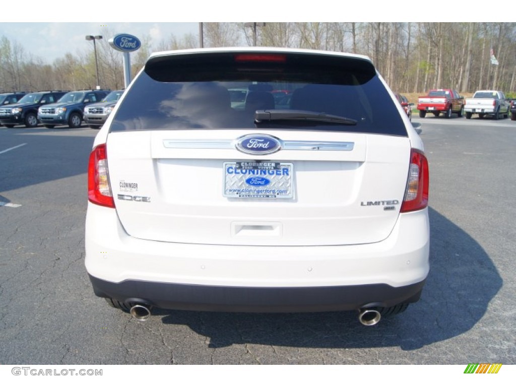2012 Edge Limited AWD - White Platinum Metallic Tri-Coat / Charcoal Black photo #4