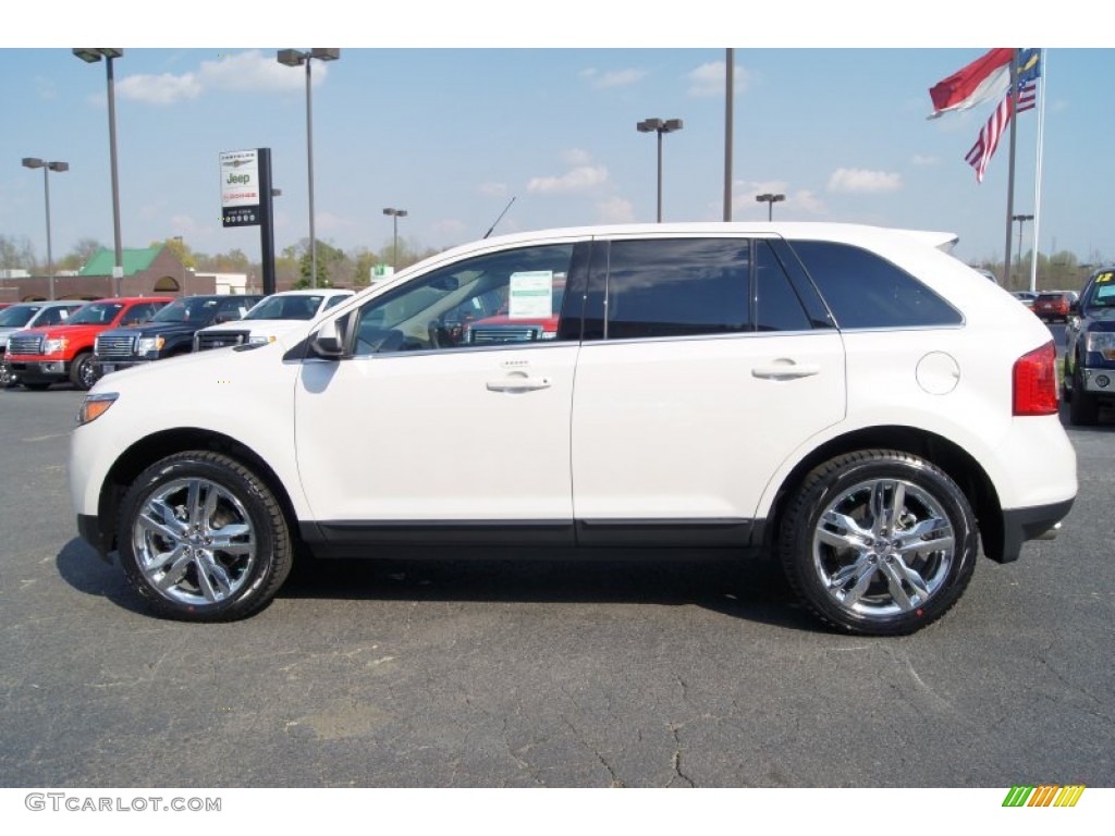 2012 Edge Limited AWD - White Platinum Metallic Tri-Coat / Charcoal Black photo #5