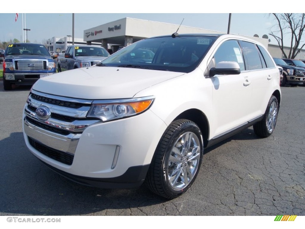 2012 Edge Limited AWD - White Platinum Metallic Tri-Coat / Charcoal Black photo #6