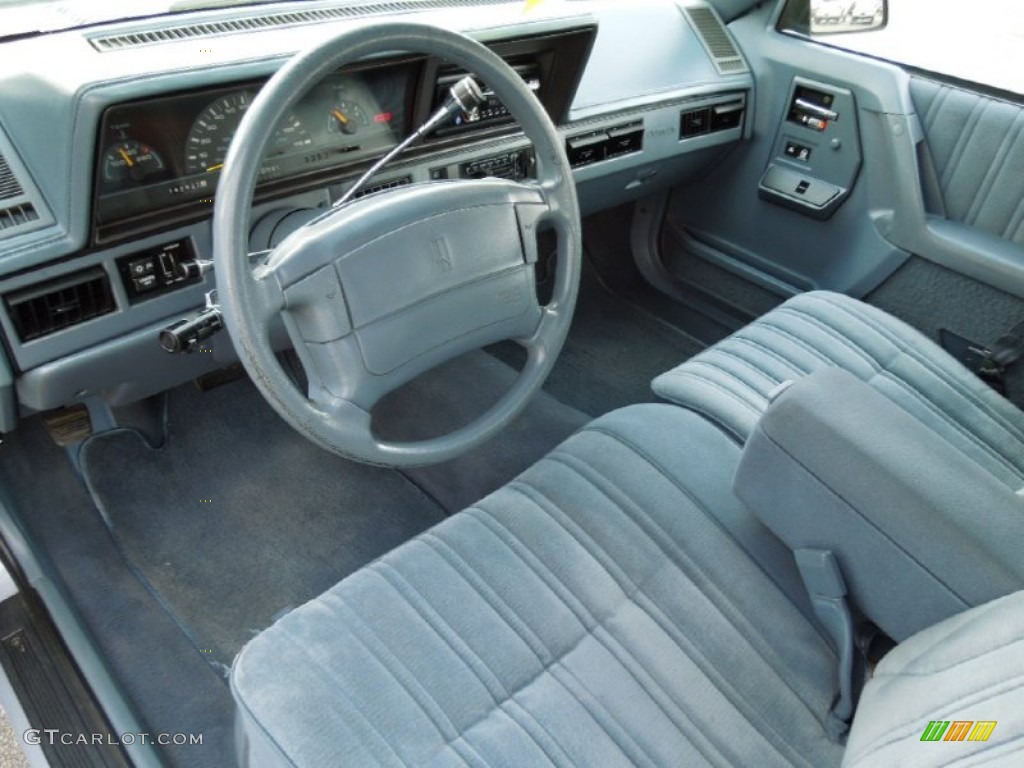 Adriatic Blue Interior 1994 Oldsmobile Cutlass Ciera S Photo #62652911