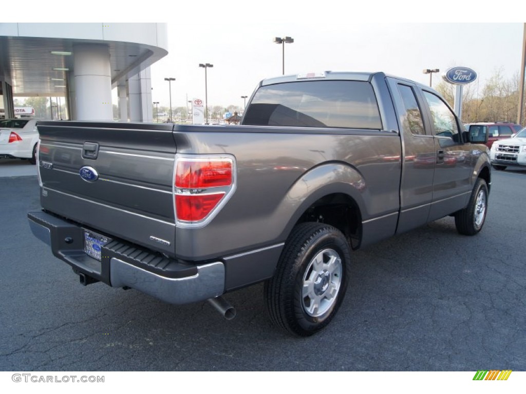 2011 F150 XLT SuperCab - Sterling Grey Metallic / Steel Gray photo #3