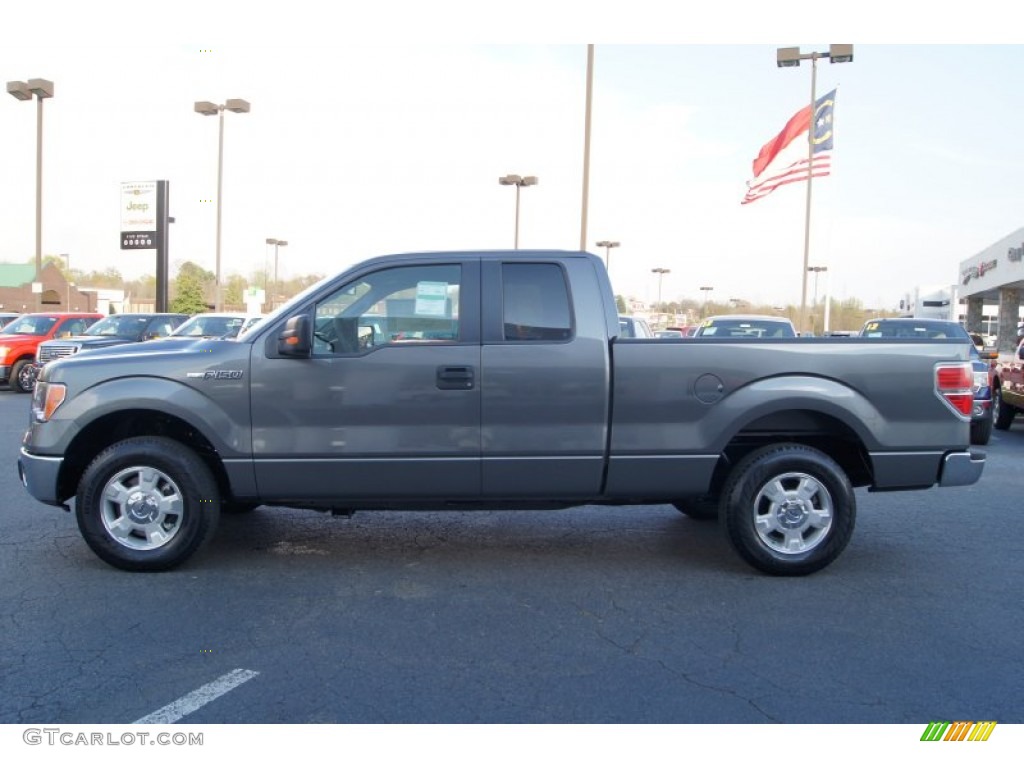 2011 F150 XLT SuperCab - Sterling Grey Metallic / Steel Gray photo #5