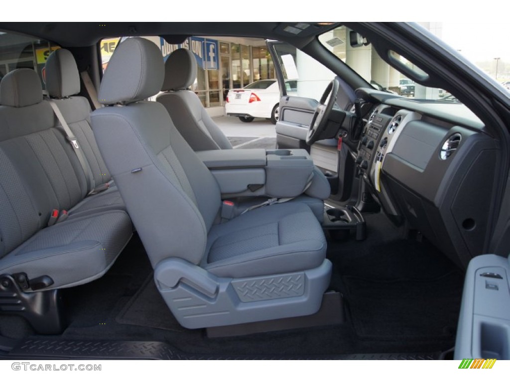 2011 F150 XLT SuperCab - Sterling Grey Metallic / Steel Gray photo #11