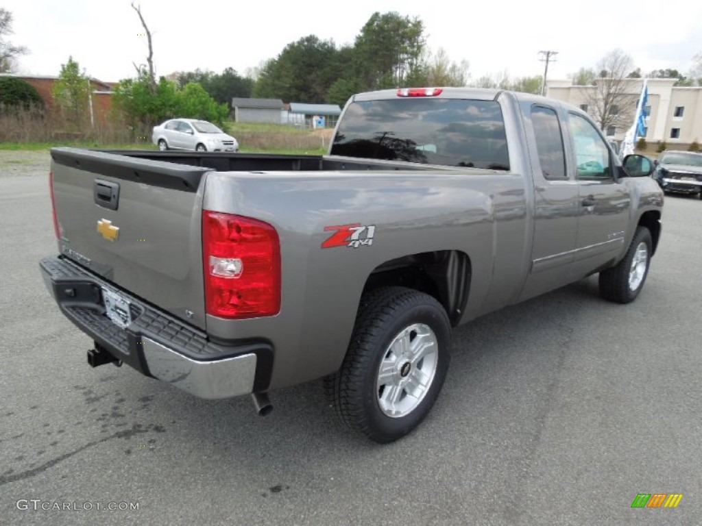 2012 Silverado 1500 LT Extended Cab 4x4 - Graystone Metallic / Ebony photo #6