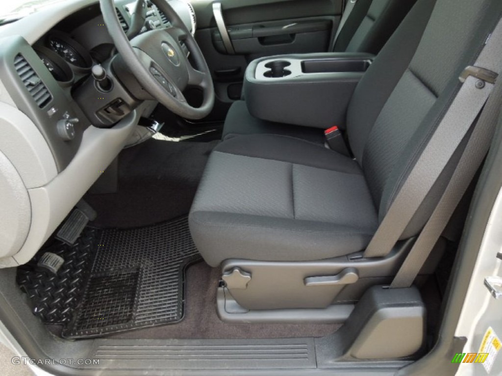 2012 Silverado 1500 LS Extended Cab - Silver Ice Metallic / Dark Titanium photo #8