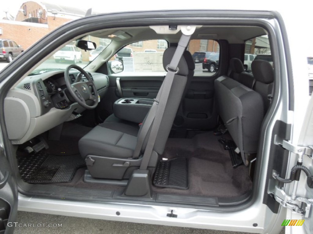 2012 Silverado 1500 LS Extended Cab - Silver Ice Metallic / Dark Titanium photo #14