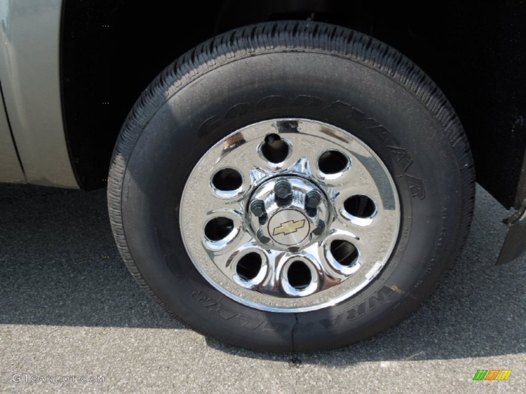 2012 Silverado 1500 LS Extended Cab 4x4 - Graystone Metallic / Dark Titanium photo #24