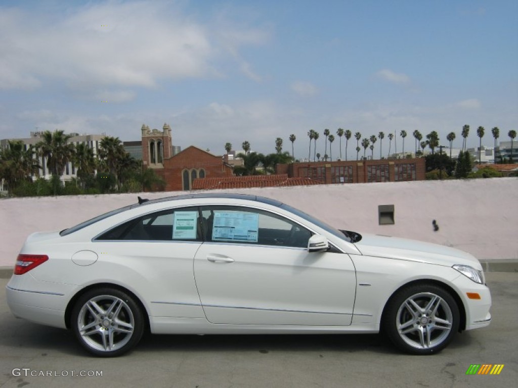 Arctic White 2012 Mercedes-Benz E 350 Coupe Exterior Photo #62654342
