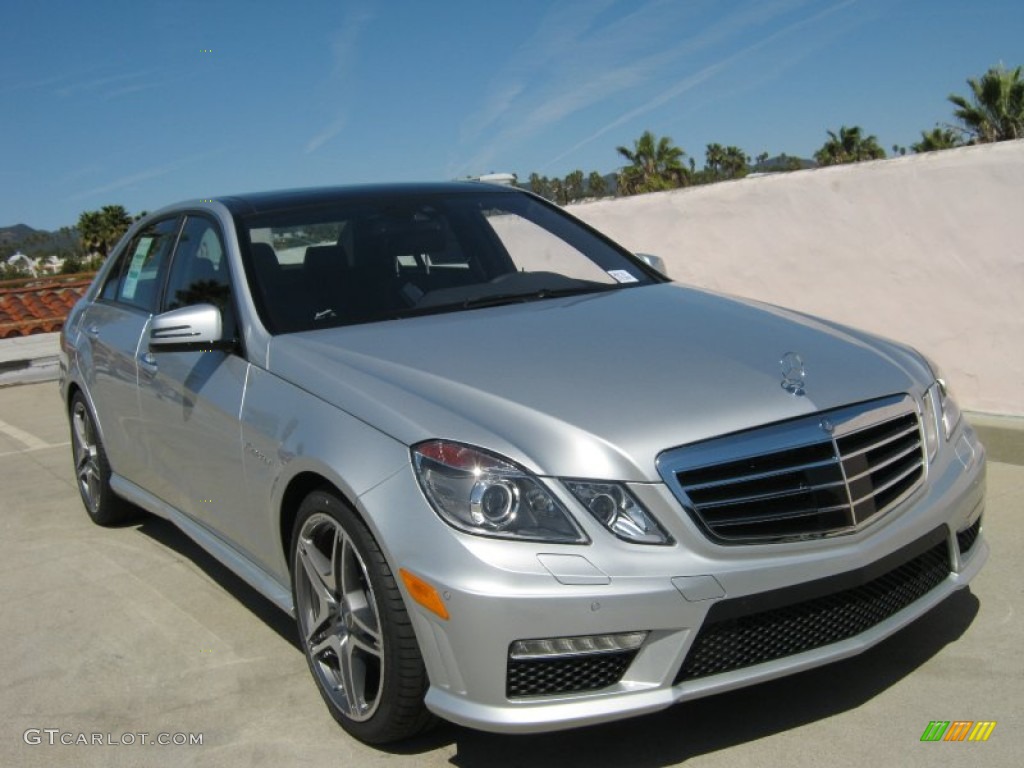 2012 E 63 AMG - Iridium Silver Metallic / Black photo #1