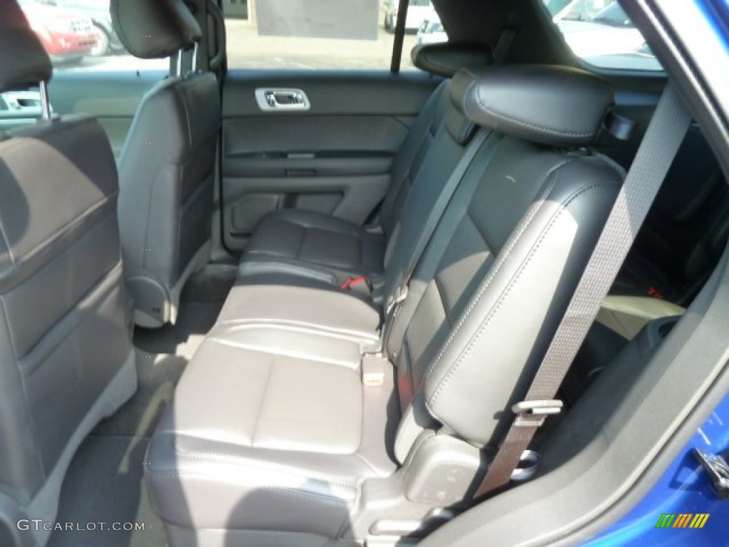 Charcoal Black Interior 2013 Ford Explorer XLT 4WD Photo #62655288