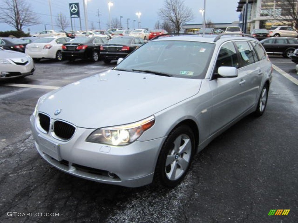 Titanium Silver Metallic 2006 BMW 5 Series 530xi Wagon Exterior Photo #62655759