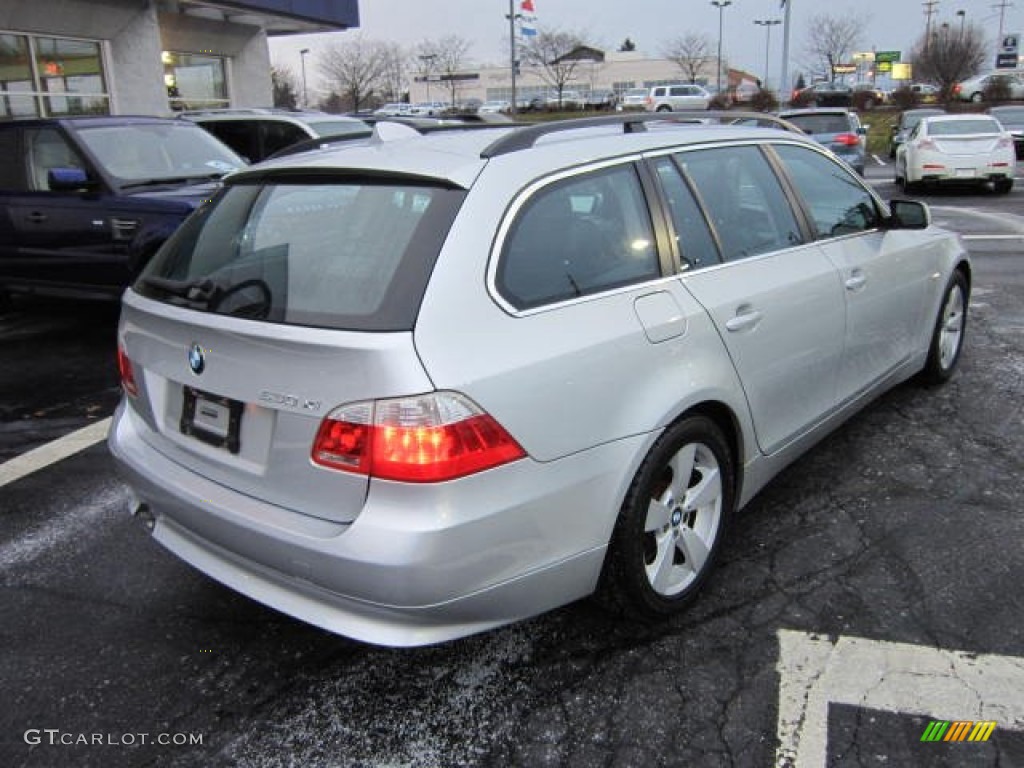 Titanium Silver Metallic 2006 BMW 5 Series 530xi Wagon Exterior Photo #62655795