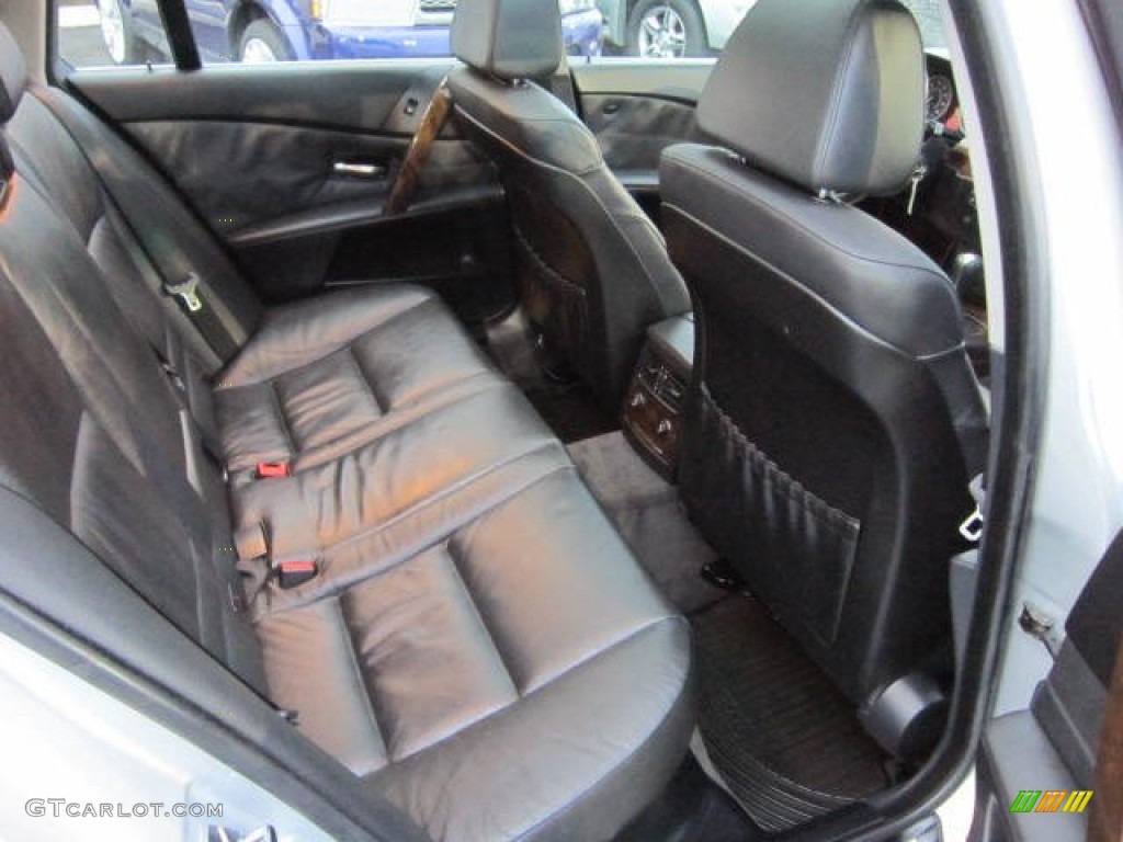 Black Interior 2006 BMW 5 Series 530xi Wagon Photo #62655852