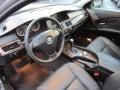 2006 BMW 5 Series Black Interior Prime Interior Photo